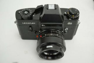 Vintage Leicaflex SL Camera w/ Leitz WEtzlar Summicron - R 1:2/50mm Lens 2