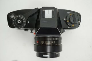 Vintage Leicaflex SL Camera w/ Leitz WEtzlar Summicron - R 1:2/50mm Lens 3