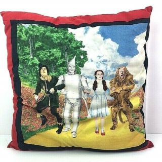 Vintage Wizard Of Oz Pillow Square 18x18” U