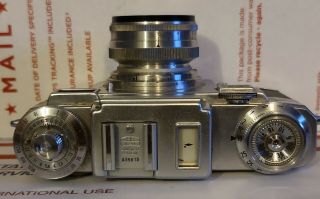 Zeiss Ikon Contax camera w/ Sonnar 50mm f/1:1.  5Lens in Case 4