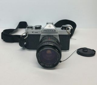 Asahi Pentax K1000 Camera 35mm Slr Camera Sigma Mini Zoom 35 - 85mm F/2.  8 - 4 Lense