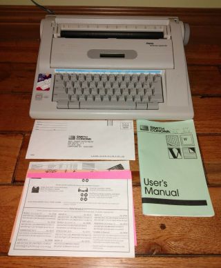 Vtg Smith Corona Lcd Display 75k Spell - Right Dictionary Typewriter Na3hh