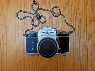 Vintage Ihagee Exakta Vx Camera With 50 Mm,  F1:2 Lens And Waist Level Finder