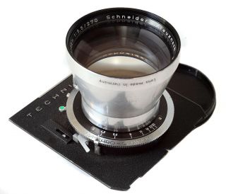 Linhof Schneider Kreuznach Tele - Arton 270mm F5.  5 Large Format With Teknika Lens