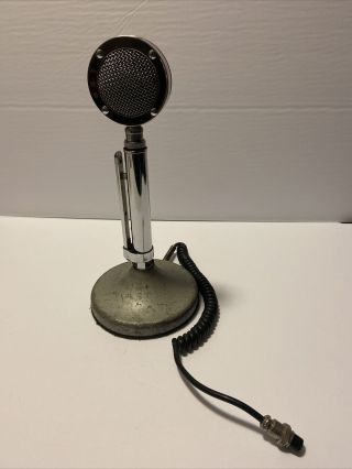 Astatic D - 104 Vintage Microphone,  Stand Radio Station Lollipop Ham Cb