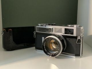 Canon Model 7 Rangefinder Film Camera/50mm F1.  4 L39 Leica Screw Mount Lens
