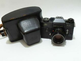 Leica Leicaflex Sl2 35mm Slr Camera W/ Summicron 50mm F/2 Lens Kit