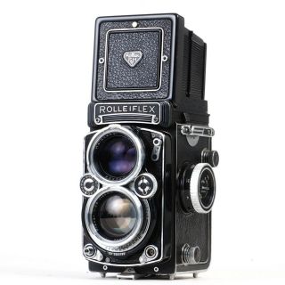 :rolleiflex 2.  8e E2 6x6 120 Tlr Camera W/ Zeiss Planar 80mm F2.  8 Lens Read