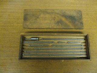 Vintage Brown & Sharpe 267 Inside Micrometer Set 2 " - 12 "