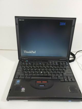 Vintage Ibm Thinkpad 600 Laptop Type 2645 Powers On Error
