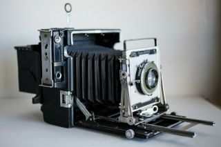 Graflex Crown Graphic 4x5 Press Camera With 127mm Lens - Not