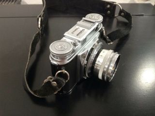 Really vintage Voightlander Prominent Camera With Nokton 50mm F/1.  5 Lens 4