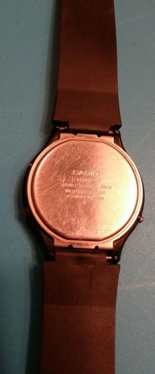 Vintage Casio AQ - 41 Alarm,  Chrono Analog Digital Wristwatch 3