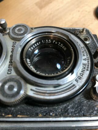 Rolleiflex Automat Type 2 TLR 3.  5 Zeiss Tessar lens 1:3.  5/75mm 2