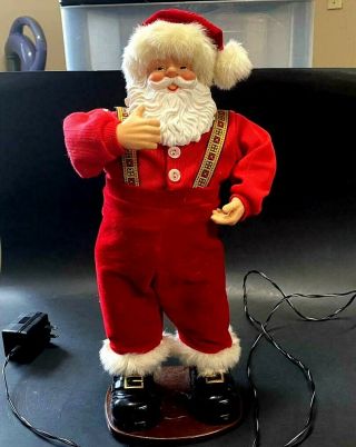 Vintage Dancing Santa Clause Musical Toy Bell Ringer Christmas,  Year,  Gift