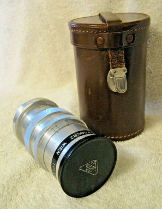 Vtg C.  P.  Goerz Wein Telgor 1:3,  5/13,  5 cm 8023 Zoom Lens w/Case Austria To Repair 2
