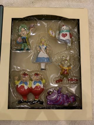 Vintage Disney Storybook Christmas Ornaments - Alice In Wonderland