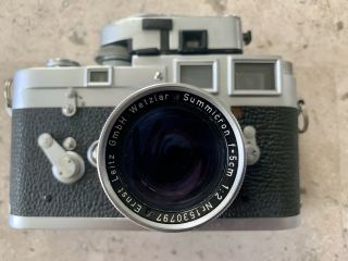 Leica M3 With Leather Case 2