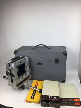 Vintage Kodak Master View Camera 4x5 With And Case