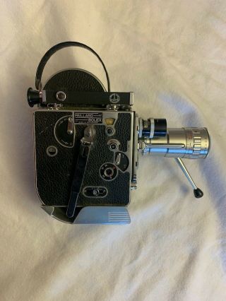 Bolex Paillard H8 8mm Movie Camera With Pan Cinor 30l Lens