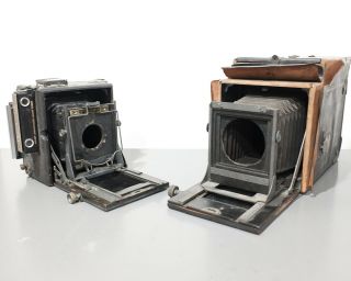 Graflex Miniature Speed Graphic Camera 3x4 And R.  B.  Auto