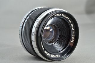 ,  CANON 35mm F/2.  8 Lens for L39 LTM Leica Screw Mount 136 2