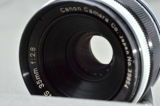 ,  CANON 35mm F/2.  8 Lens for L39 LTM Leica Screw Mount 136 3