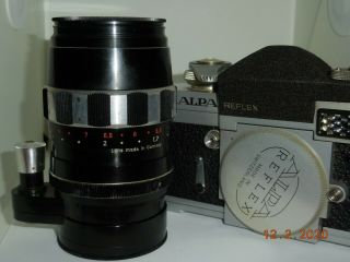 Alpa Reflex Camera Mod 6c,  Silver/black,  Film,  Vintage,  W/schneider 3.  5 Lens