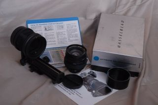 Hasselblad Carl Zeiss 135mm F/5.  6 Macro - Planar Lens And Automatic Bellow