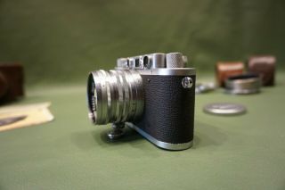 Nicca IIIA 35mm Rangefinder Camera w/ Nikon 50mm f/1.  4 Nikkor S.  C. ,  Leica 4
