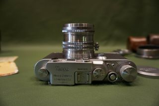 Nicca IIIA 35mm Rangefinder Camera w/ Nikon 50mm f/1.  4 Nikkor S.  C. ,  Leica 6