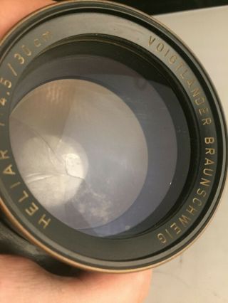Voigtlander Braunschweig Heliar 30cm 4.  5 Large Format Lens
