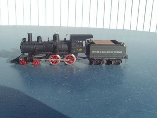 Tyco Mantua Vintage Ho Gauge 4 - 4 - 0 Steam Locomotive & Tender