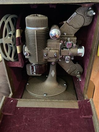 Vintage Bell & Howell 16mm Filmo Diplomat Projector Hard Case Bulb Brochure