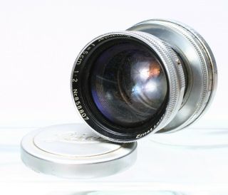 Leica Leitz Summitar 5cm 50mm F/2 Ltm M39 Screw Mount Lens No.  858807 - Fungus
