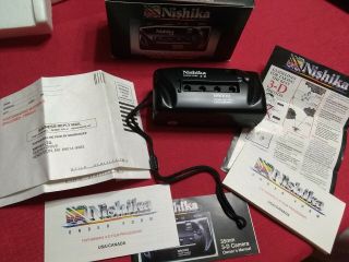 Nishika N9000 35mm Quadra Lens System 3 - D Camera