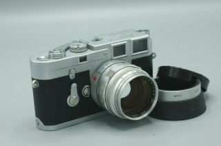 Vintage Leica M3 Camera With Lens.