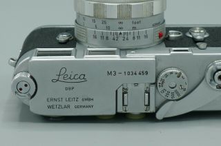 Vintage Leica M3 camera with lens. 5