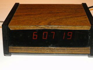 Vintage Heathkit Gc - 1005 Electronic Alarm Clock In Modified