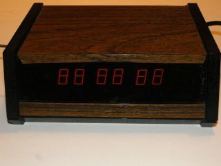 Vintage Heathkit GC - 1005 Electronic Alarm Clock in Modified 3