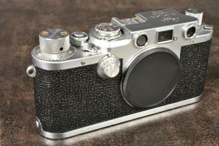 1950 Leitz Leica Iiif 35mm Rangefinder Film Camera Sn.  526847