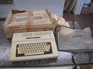 Vintage Tandy Trs - 80 Color Computer 2 - Great - With Box