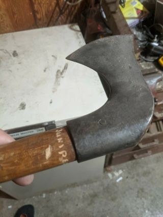 Old Vintage Tomahawk Hatchet Axe - Hand Forged - Very Well Made Juniper Hndle