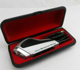 Vintage Norelco Rotatract Electric Razor With Case Hp 1601 &