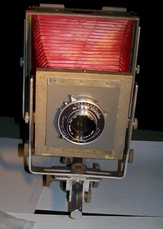 Burke & James,  B&j Grover Camera 8x10 W/305mm Ilex Acutar F6.  3 Lens