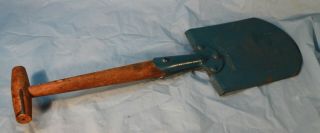 Vintage Wwi Wwii Entrenching Tool / Trench Shovel/ T Handle Spade