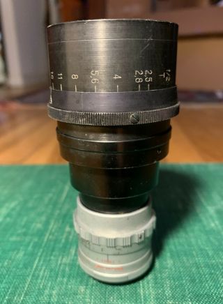 Kinoptik 75mm 1/2 Apochromat Paris C - Mount Vintage Camera Lens