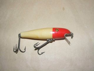 Vintage 3 - 1/4 Ge Pflueger Palomine Red And White