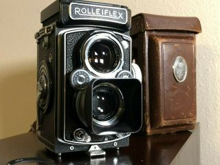 Film Rolleiflex Tlr W Schneider Xenar F3.  5 B 75mm Lens