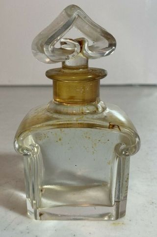Vintage Guerlain Mitsouko Perfume Bottle Eau De Toilette Empty Bottle